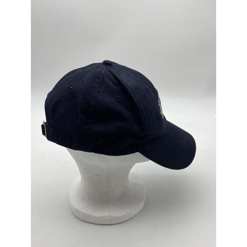 VTG Y2K Pebble Beach Pro-Am Hat Navy AT&T Tournament CaliFame Golf Cap Strapback